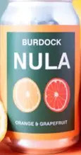Burdock NULA - Orange & Grapefruit