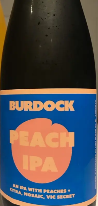 Burdock Peach IPA