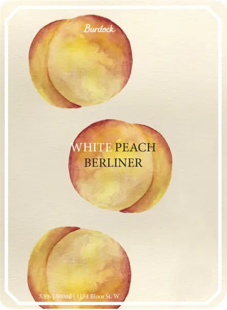 Burdock White Peach Berliner