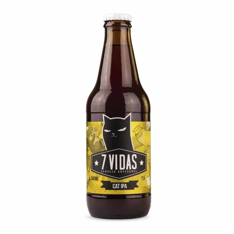 Cerveza 7 Vidas Cat IPA