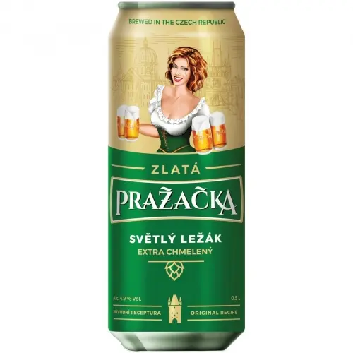 Tradicní pivovar v Rakovníku (Bakalář) Zlatá Pražačka