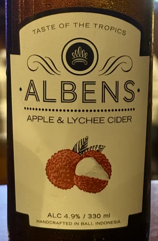 Albens Cider Factory Apple & Lychee Cider