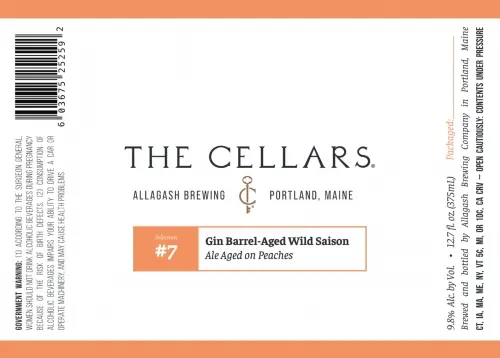 Allagash Brewing Company The Cellars #07