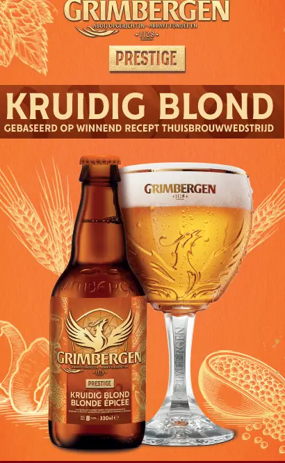 Brouwerijen Alken-Maes Grimbergen Prestige Kruidig Blond / Blonde Épicée