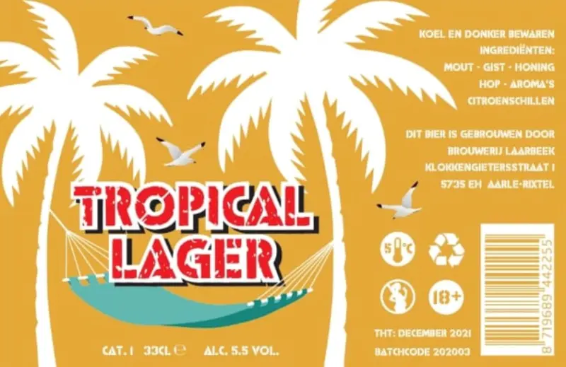 Brouwerij Laarbeek Tropical Lager
