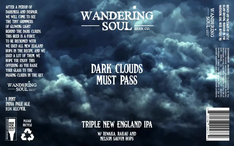 Wandering Soul Beer Dark Clouds Must Pass