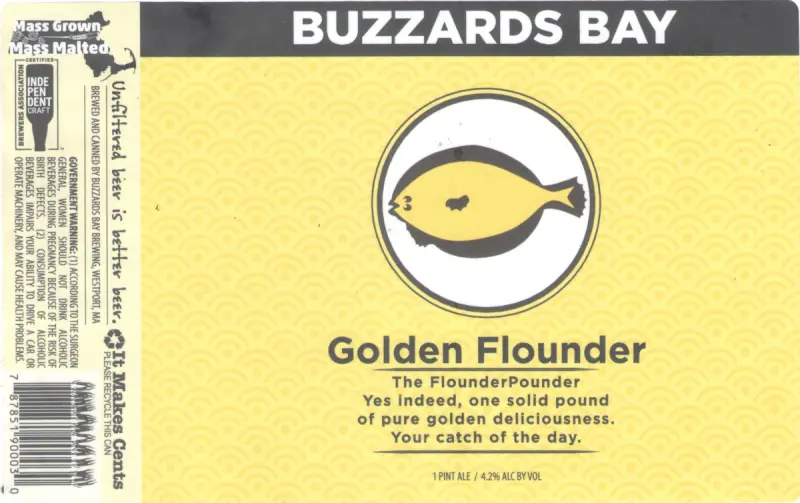 Buzzards Bay Brewing Golden Flounder