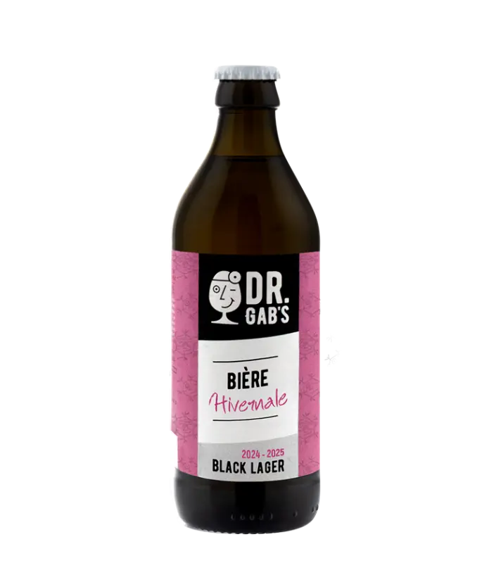 Docteur Gab's Bière Hivernale 2024-2025 Black Lager