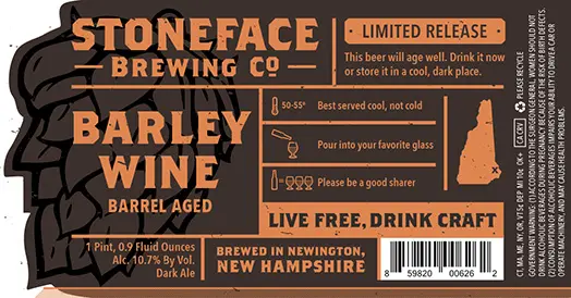 Stoneface Brewing Company Barleywine - Barrel Aged