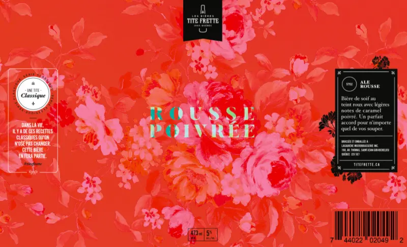 Tite Frette - Bières & Compagnie Rousse Poivrée