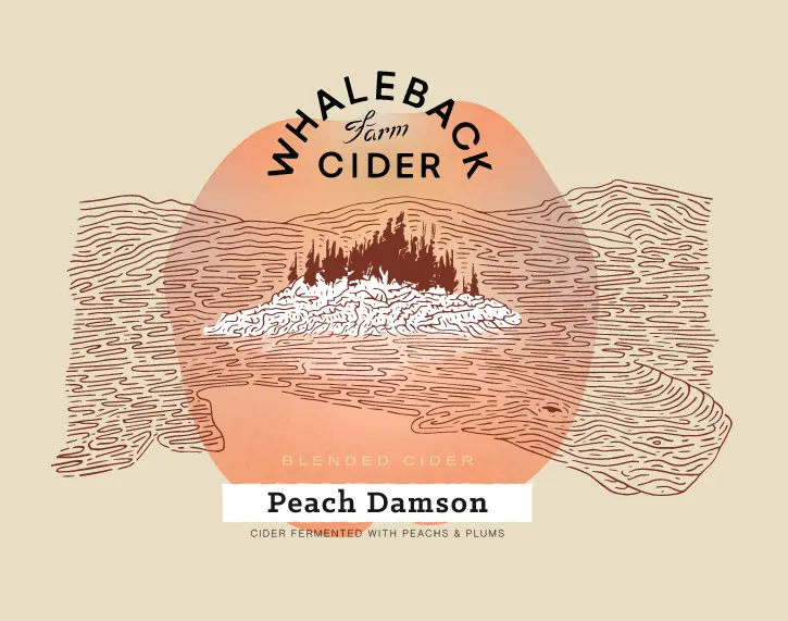 Whaleback Farm Cider Peach Damson