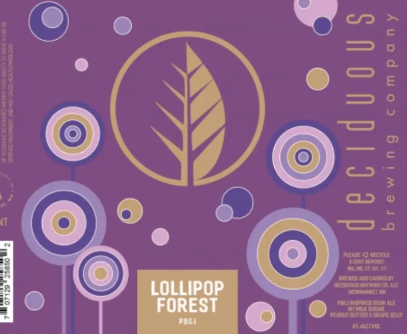 Deciduous Brewing Company Lollipop Forest (PB&J Grape)