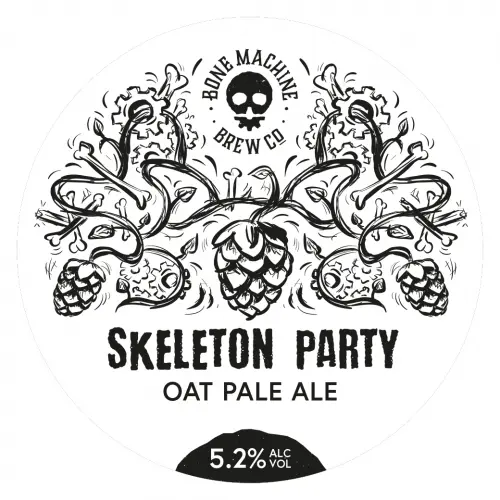 Bone Machine Brew Co Skeleton Party
