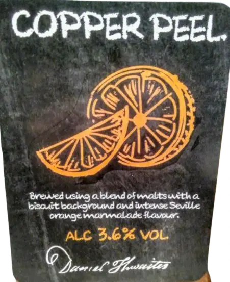 Thwaites Brewery Copper Peel