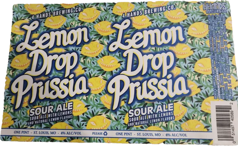 4 Hands Brewing Co. Lemon Drop Prussia