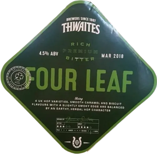 Thwaites Brewery Four Leaf