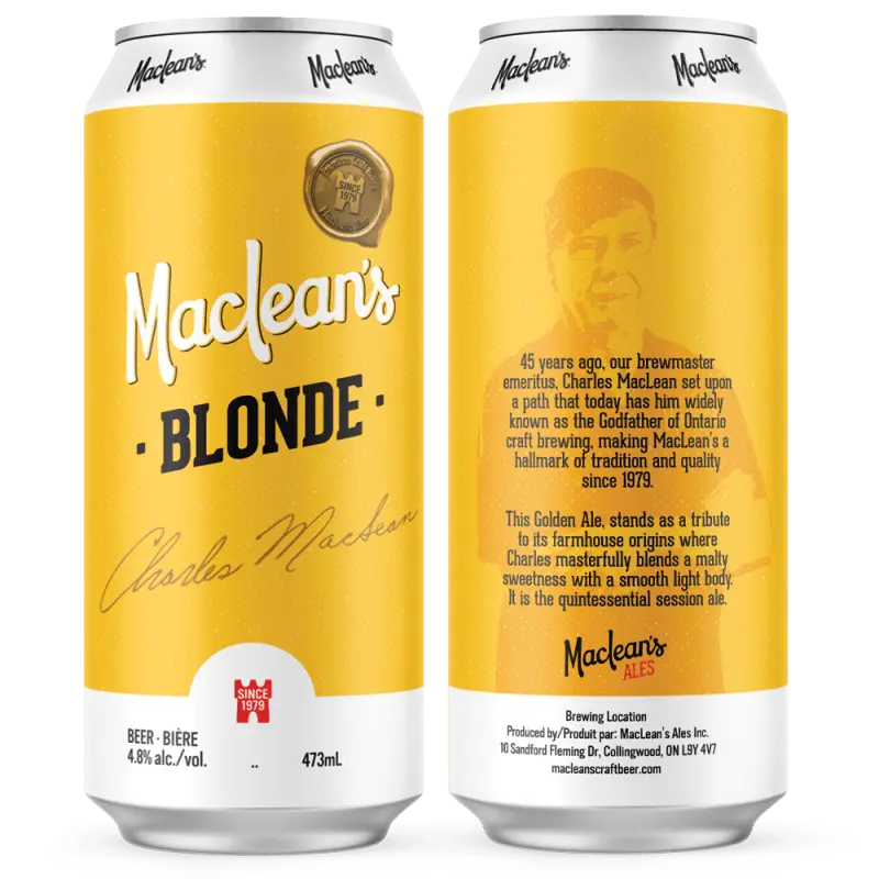 MacLean's Ales Blonde