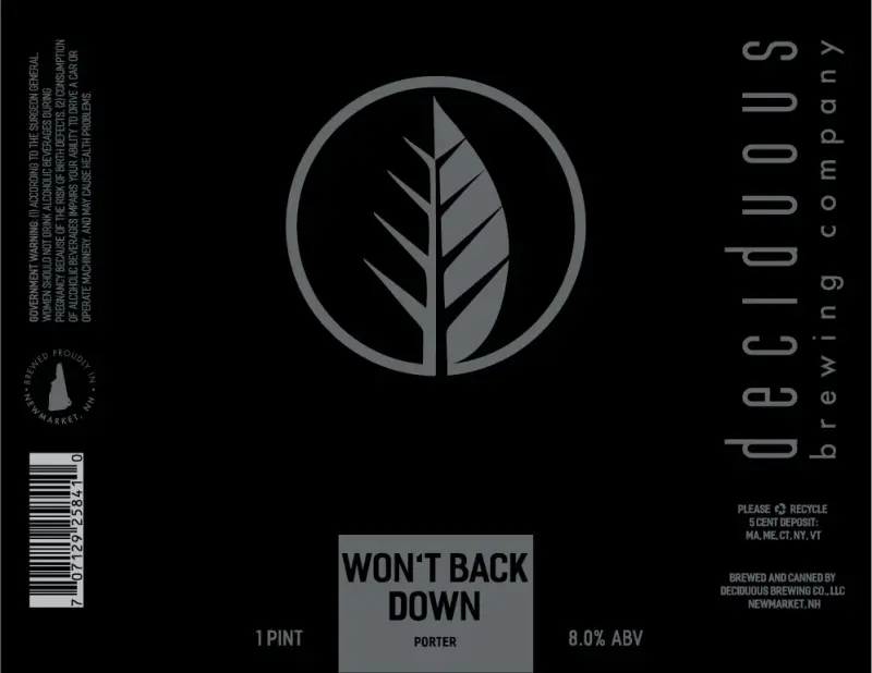 Deciduous Brewing Company Won't Back Down