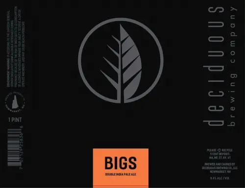 Deciduous Brewing Company Bigs