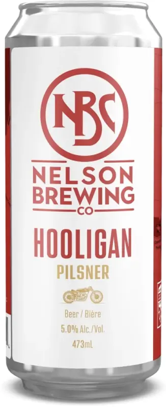 Nelson Brewing Company Hooligan Pilsner