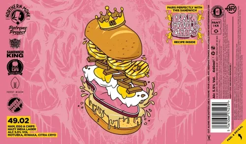 Northern Monk Brew Co. Patrons Project 49.02 // Sandwich King // Fuerst Wiacek // Ritual Lab // Hoppy People // Ham, Egg & Chips // Hazy India Lager