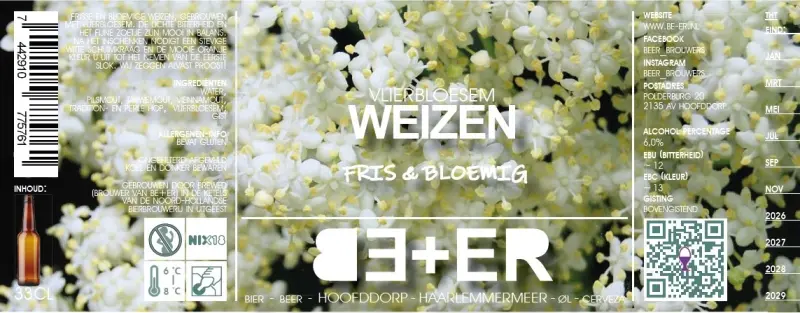 BE+ER Bierbrouwers / brewEd Vlierbloesem Weizen