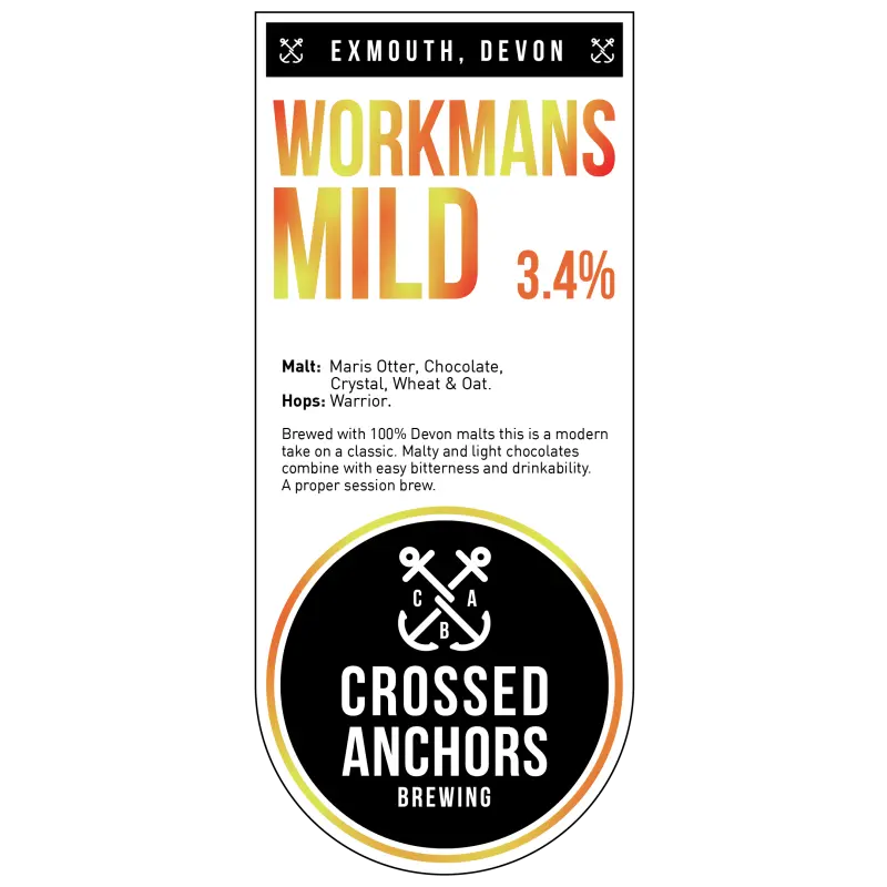 Crossed Anchors Brewery Workmans Mild