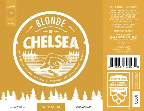 Chelsea & Co. Microbrasserie Blonde de Chelsea