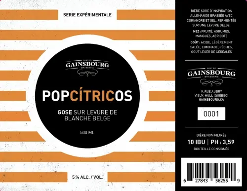 Chelsea & Co. Microbrasserie Pop Citricos