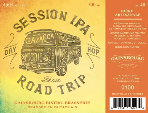 Chelsea & Co. Microbrasserie Road Trip Session IPA