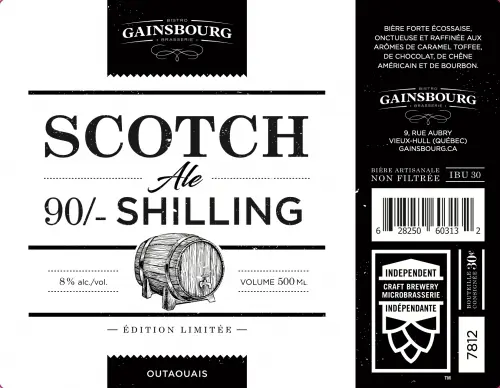 Chelsea & Co. Microbrasserie Scotch Ale 90/- Shilling