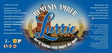 Stadsbroewerie Remunj Lurrie Remunjs Amber