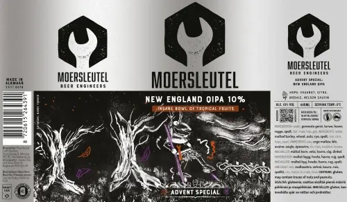 Moersleutel Craft Brewery Advent Special - New England QIPA