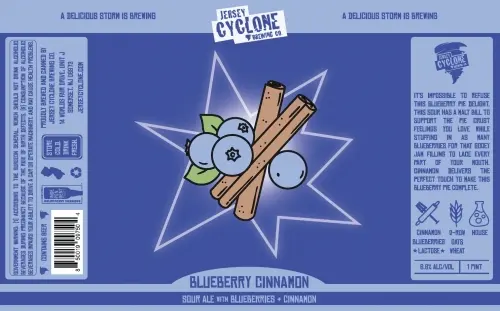Jersey Cyclone Brewing Company Blueberry Cinnamon