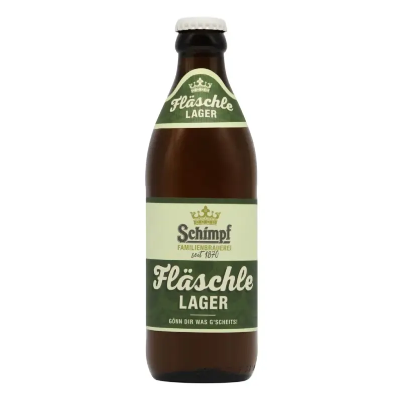 Kronenbrauerei Alfred Schimpf Fläschle Lager