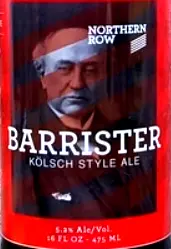 Northern Row Brewery & Distillery Barrister