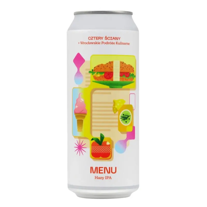 Browar Cztery Ściany Menu