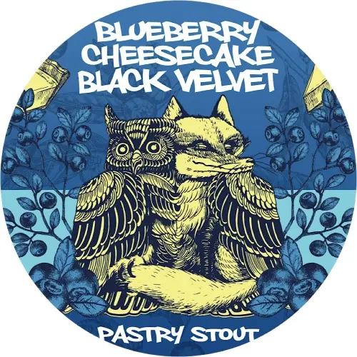 La Quince Brewery Blueberry Cheesecake Black Velvet