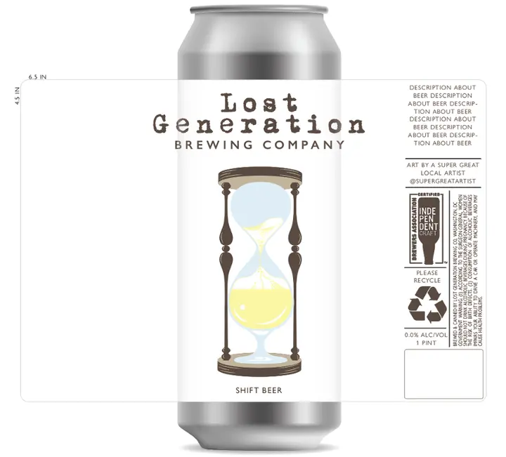 Lost Generation Brewing Company Shift Beer