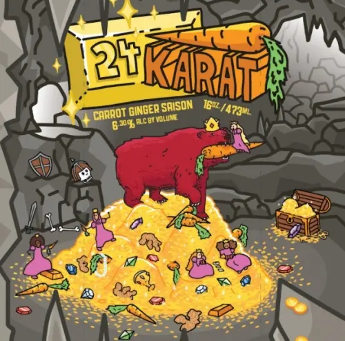 Red Bear Brewing Company 24 Karat