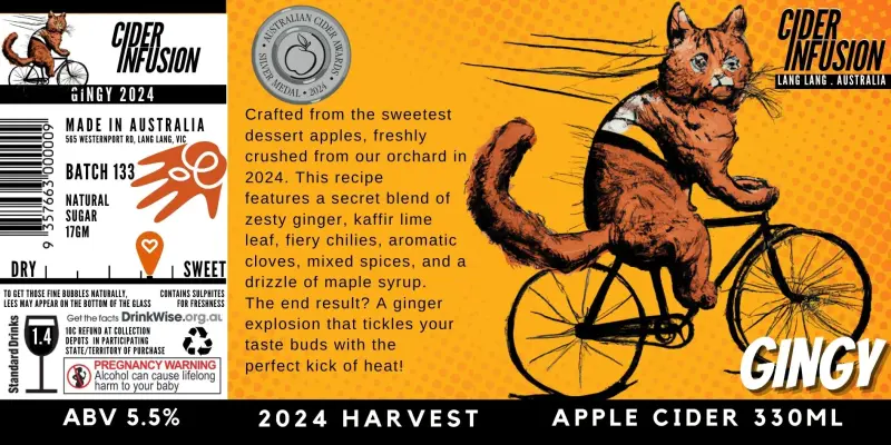 Cider Infusion Gingy 2024 Harvest