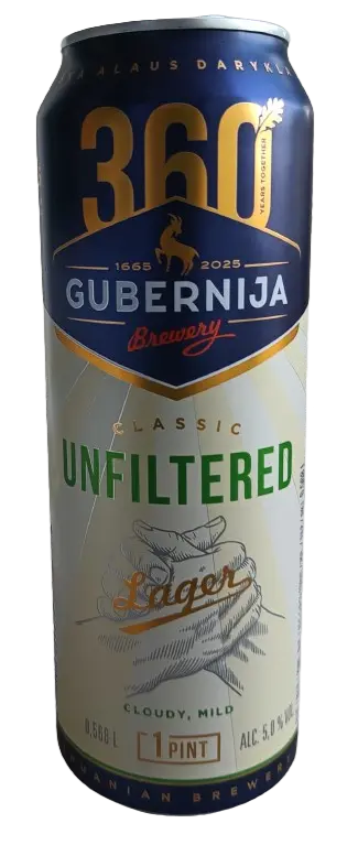 Gubernija Classic Unfiltered Lager