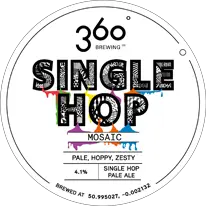360° Brewing Company Single Hop Mosaic