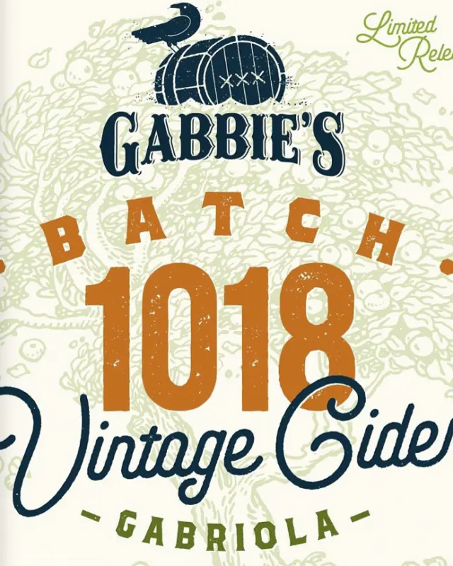 Ravenskill Orchards & Gabbie's Premium Cider Batch 1018 Vintage