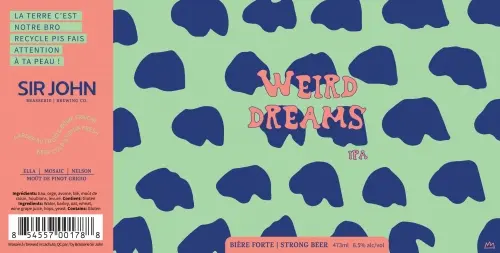 Brasserie Sir John Brewing Company Weird Dreams (Pinot Grigio)