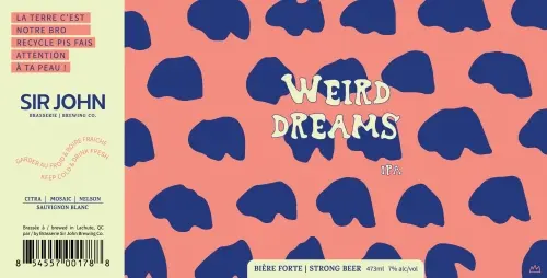 Brasserie Sir John Brewing Company Weird Dreams (Sauvignon Blanc)