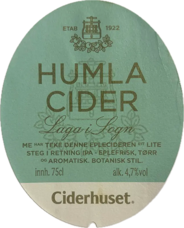 Ciderhuset Balholm Humla Cider