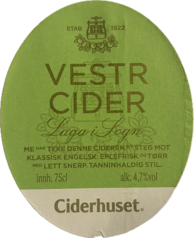 Ciderhuset Balholm Vestr Cider
