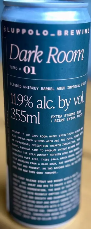 Luppolo Brewing Company Dark Room #1