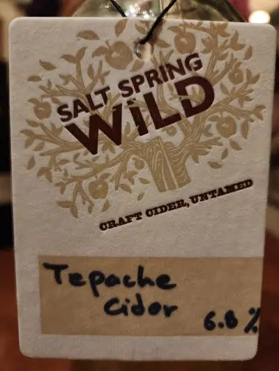 Salt Spring Wild Cider House Tepache